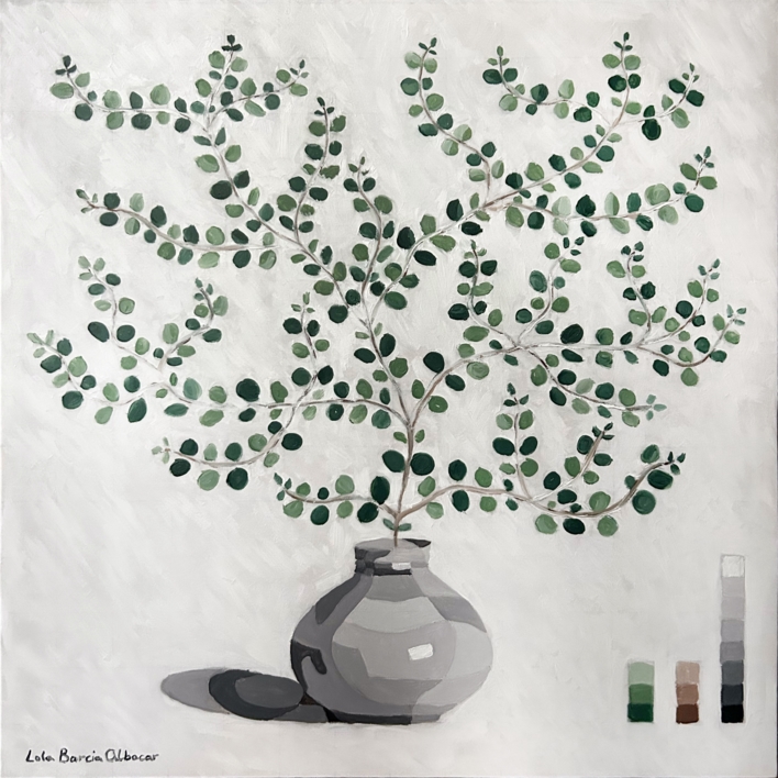 Eucalipto |Pintura de Lola Barcia Albacar | Compra arte en Flecha.es