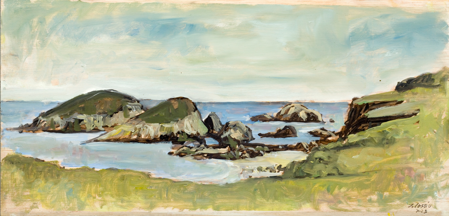 Costa del Norte |Pintura de Juan Cossío | Compra arte en Flecha.es