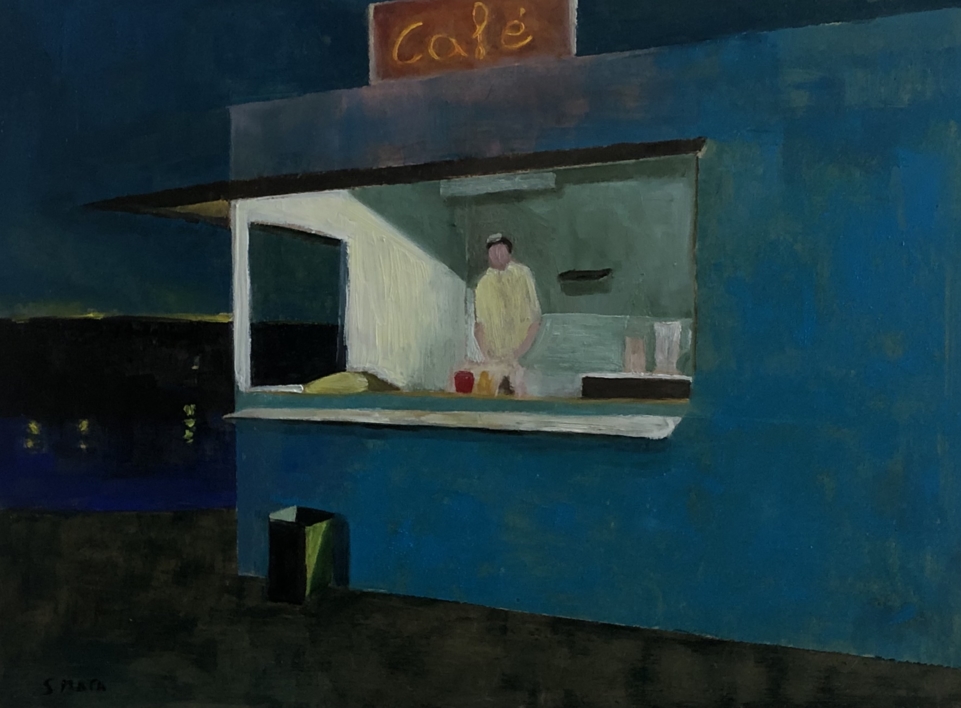 The ice café |Pintura de Susana Mata | Compra arte en Flecha.es