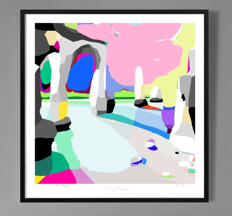 No horizontes (100x100cm) | Dibujo de ALEJOS | Compra arte en Flecha.es