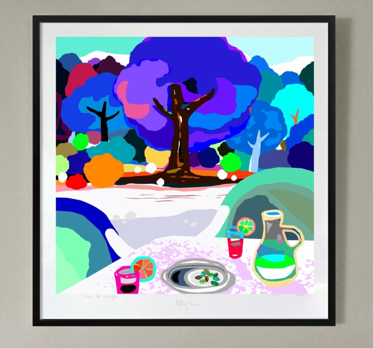 Perfect day II (61x61cm) | Dibujo de ALEJOS | Compra arte en Flecha.es