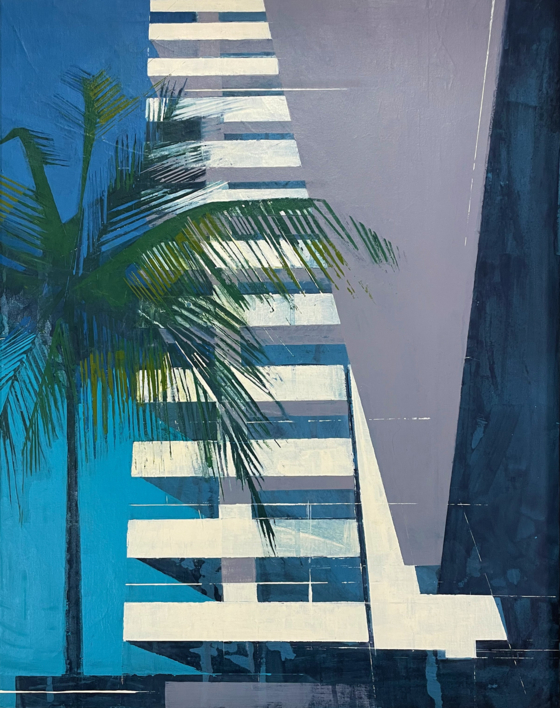 Fronds II |Pintura de JENNY FERMOR | Compra arte en Flecha.es