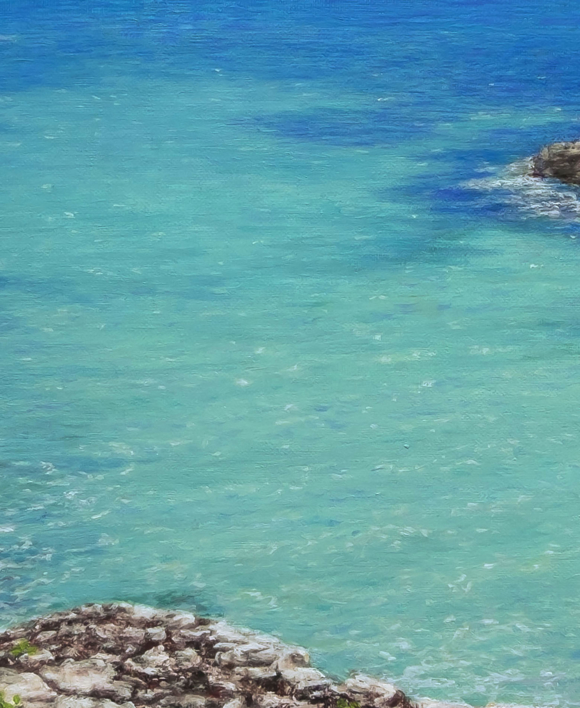 Las Calas de Mallorca. | Pintura de Anastasia Woron | Compra arte en Flecha.es