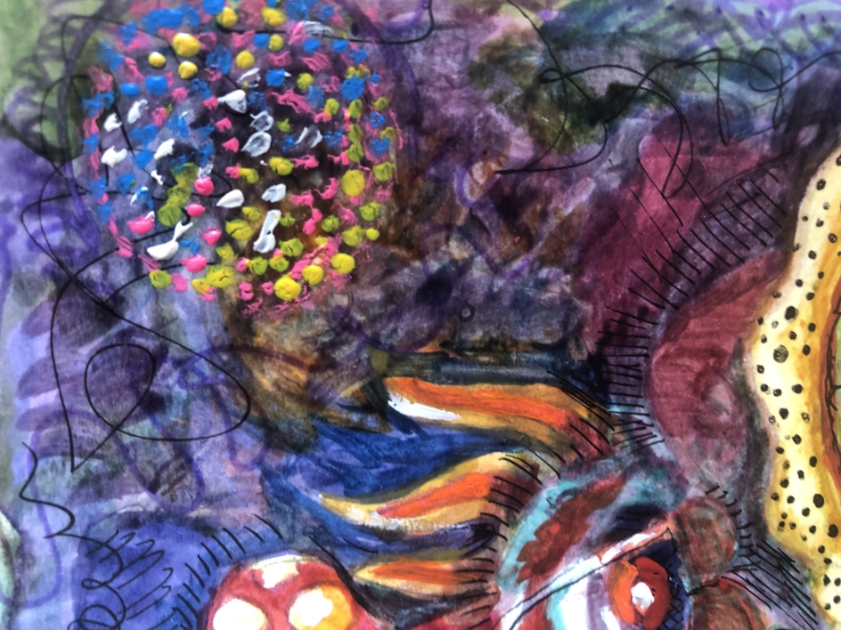 Dragón 1. Sere "Del 1 al 5 pasando por el 3" | Pintura de Emma Ramírez Conde | Compra arte en Flecha.es