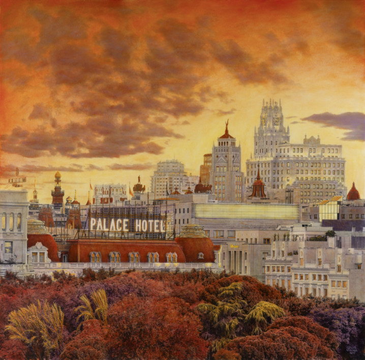 Palace Sunset in Orange |Fotografía de Carlos Arriaga | Compra arte en Flecha.es