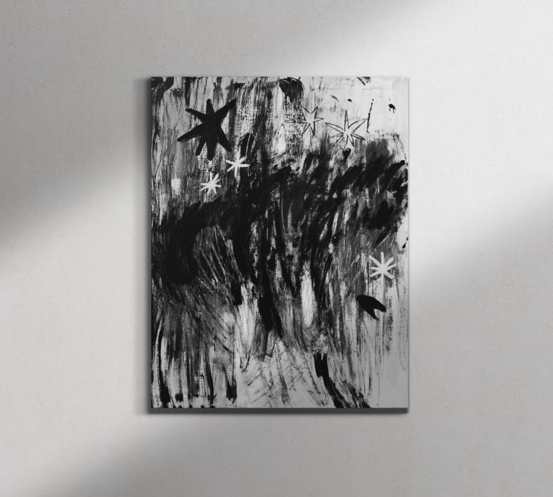 Black Stars | Pintura de Yana Medow | Compra arte en Flecha.es