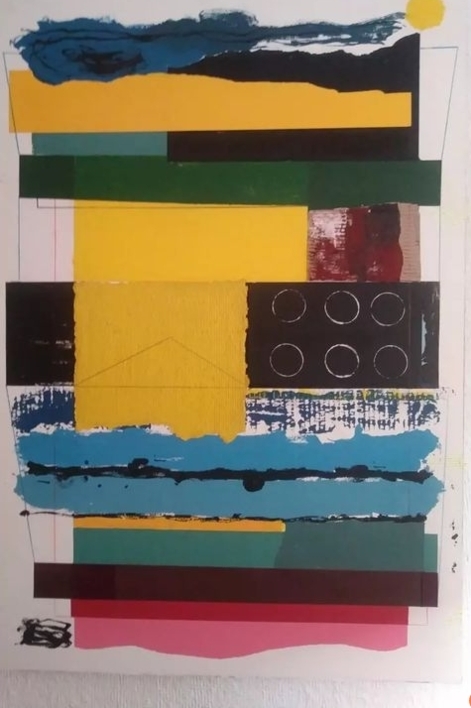 Estratos 4 |Collage de Pedro galvez | Compra arte en Flecha.es