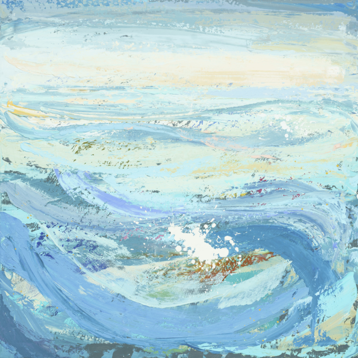 Díptico 19 (emotional seascape) | Pintura de Susana Sancho | Compra arte en Flecha.es