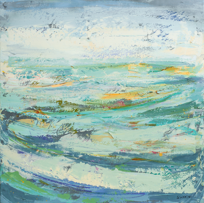 Díptico 19 (emotional seascape) | Pintura de Susana Sancho | Compra arte en Flecha.es