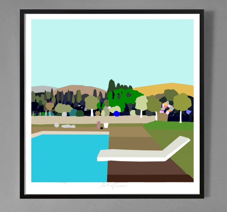 Relax (81x81cm) |Dibujo de ALEJOS | Compra arte en Flecha.es