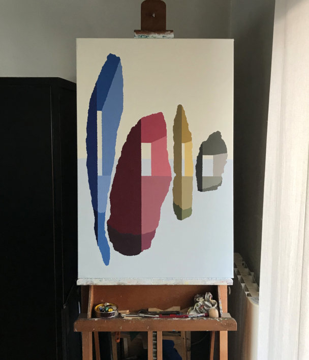 composition 136 | Pintura de Rafa Mateo | Compra arte en Flecha.es