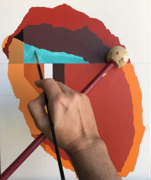 composition 139 | Pintura de Rafa Mateo | Compra arte en Flecha.es