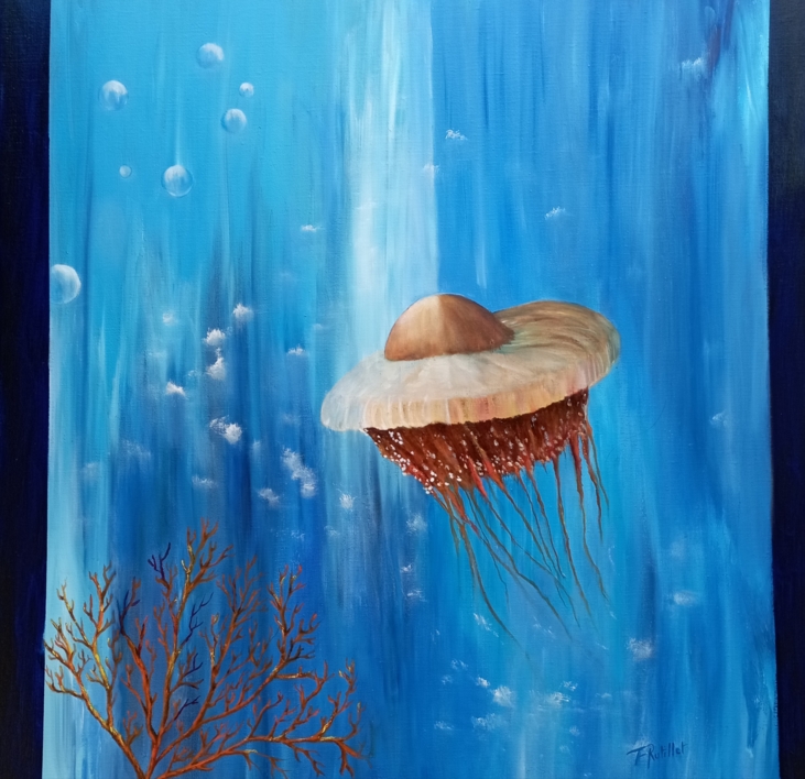 El bailarin estrella |Pintura de RUTILLET Françoise | Compra arte en Flecha.es