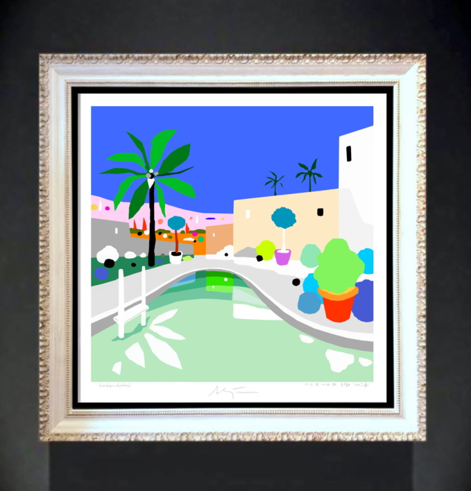 El espejo (61x61cm) | Dibujo de ALEJOS | Compra arte en Flecha.es