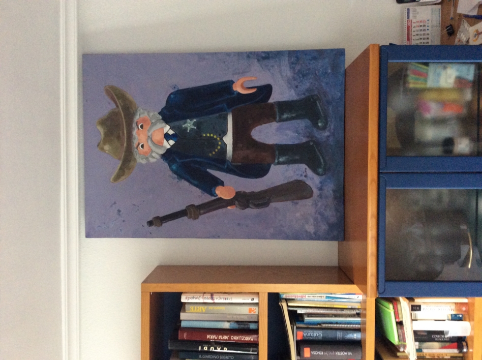 figura nº6 Sheriff | Ilustración de saiz manrique | Compra arte en Flecha.es