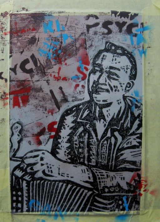 El Gran Flaco Jiménez | Obra gráfica de Carlos Madriz | Compra arte en Flecha.es