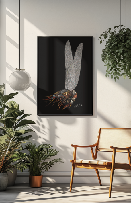 AERO GAMBA | Collage de Ignacio Junquera | Compra arte en Flecha.es