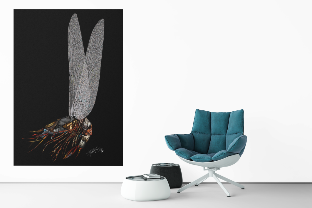 AERO GAMBA | Collage de Ignacio Junquera | Compra arte en Flecha.es