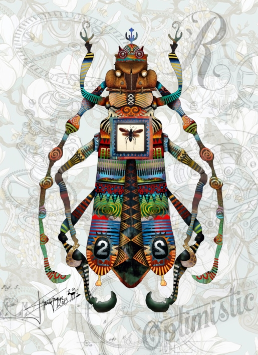 OPTIMISTA |Collage de Ignacio Junquera | Compra arte en Flecha.es
