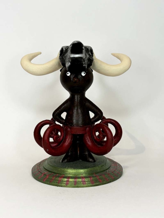 Pi Cabeza de ñu |Escultura de Ignacio Junquera | Compra arte en Flecha.es