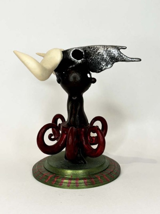 Pi Cabeza de ñu | Escultura de Ignacio Junquera | Compra arte en Flecha.es