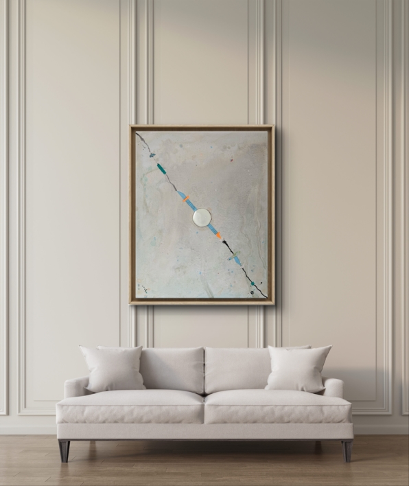 Línea de vida V |Pintura de Elena Camacho | Compra arte en Flecha.es