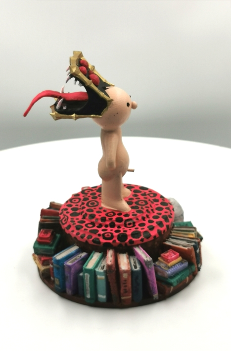 LIbro comecabezas y joyero | Escultura de Ignacio Junquera | Compra arte en Flecha.es
