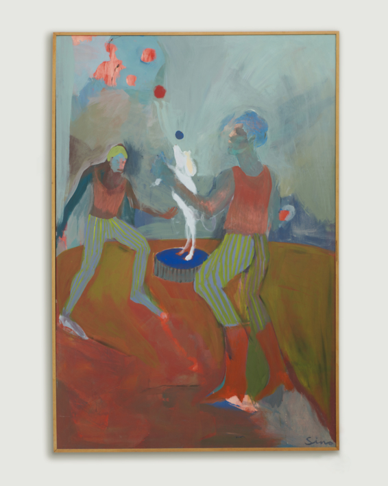 Payasos y Caniche |Pintura de SINO | Compra arte en Flecha.es
