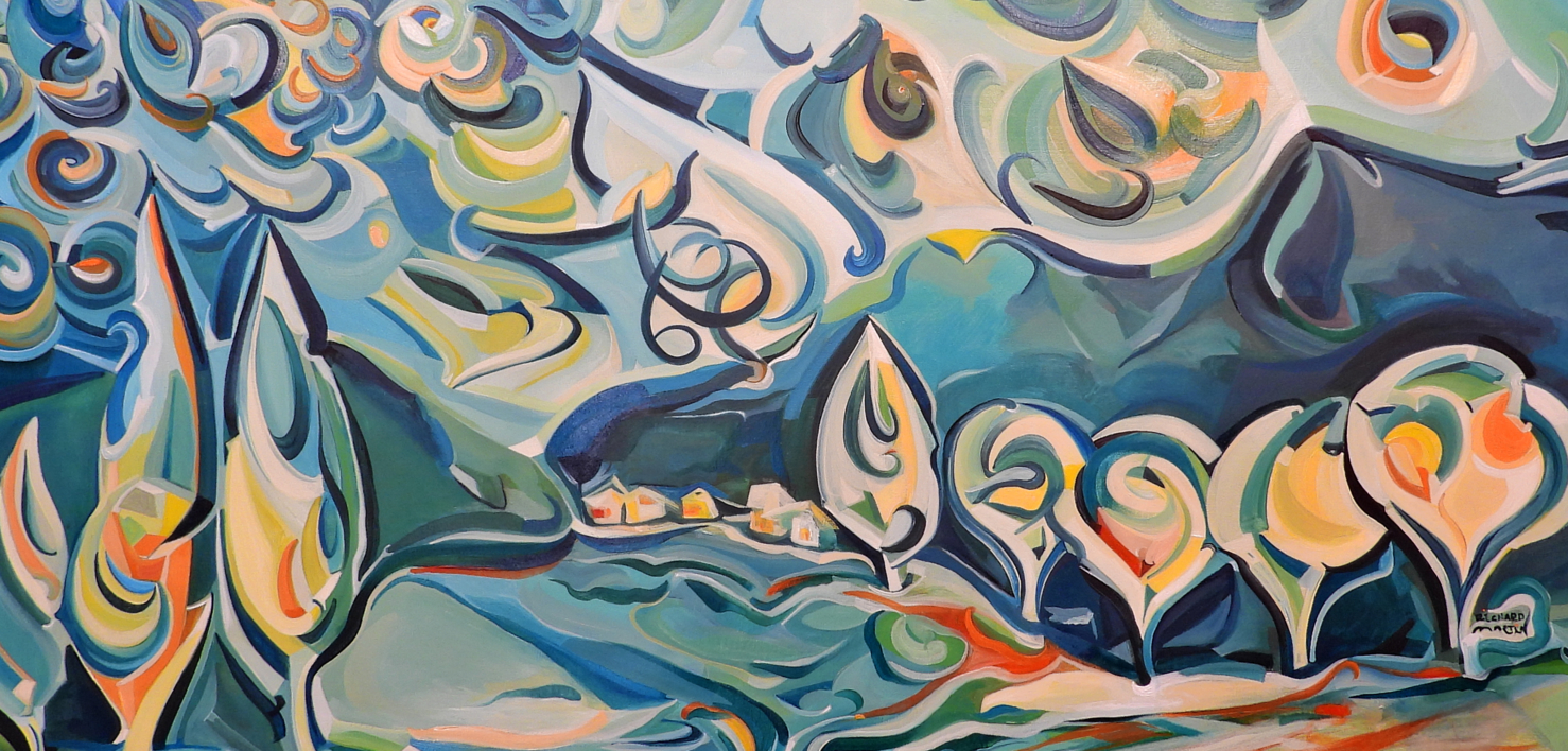 © Porta ad Shangri-La |Pintura de RICHARD MARTIN | Compra arte en Flecha.es