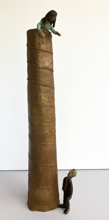 ¡Ya bajo! |Escultura de Ana Valenciano | Compra arte en Flecha.es