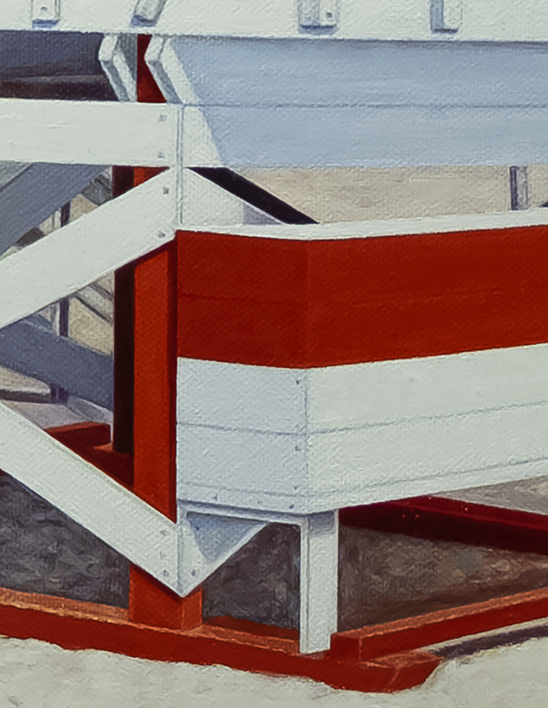 Miami. La Torre Salvavidas. | Pintura de Anastasia Woron | Compra arte en Flecha.es
