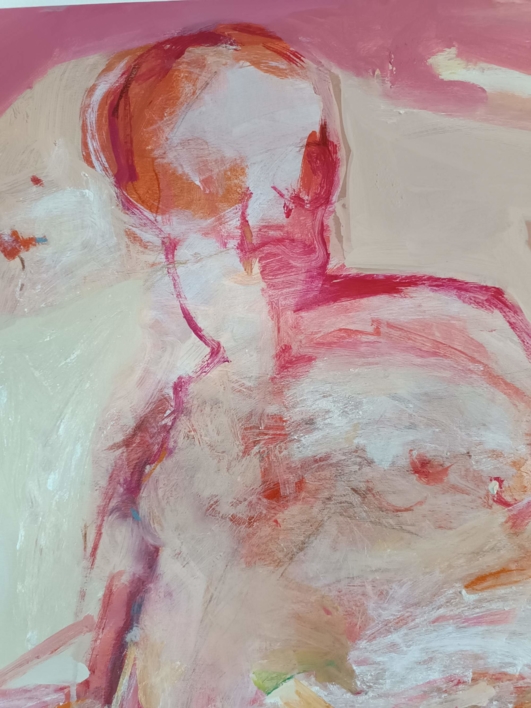 "En la quietud nos desplegamos:  Ignición" | Pintura de Magdalena Morey | Compra arte en Flecha.es