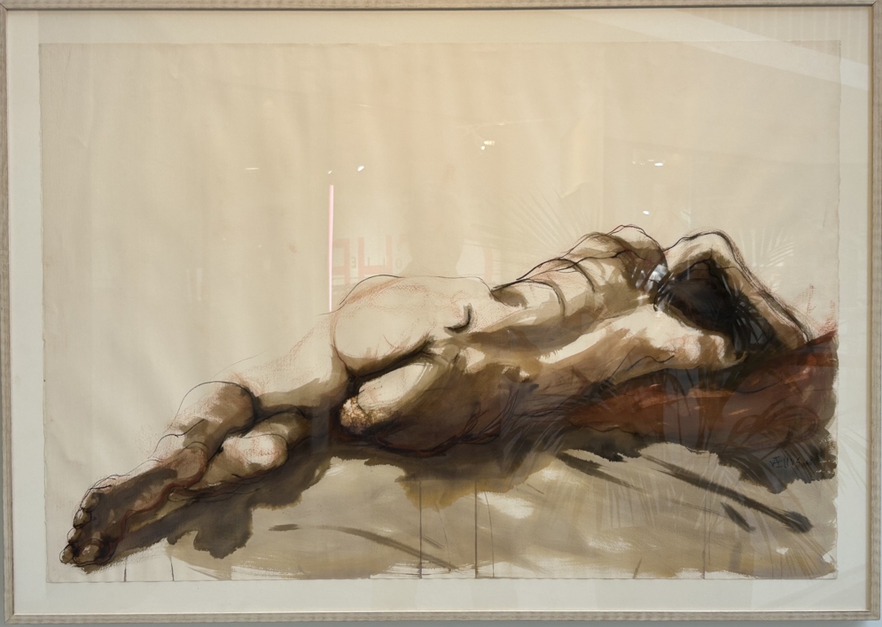 Acostado |Dibujo de Jaelius Aguirre | Compra arte en Flecha.es