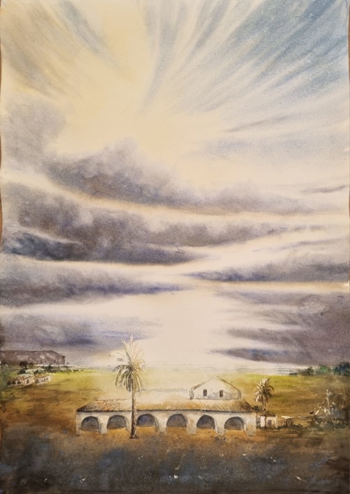 Cielo y tierra II |Pintura de JOANA BISQUERT | Compra arte en Flecha.es