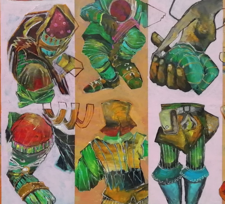 Fragments - Friday 21 | Pintura de Francisco Santos | Compra arte en Flecha.es