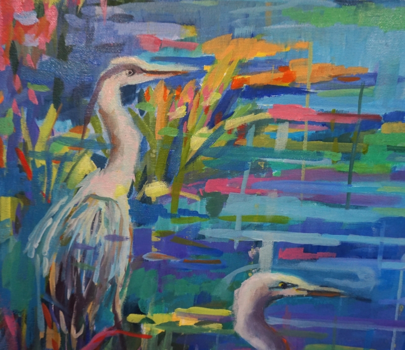 Juego de azules 2 | Pintura de Amaya Fernández Fariza | Compra arte en Flecha.es