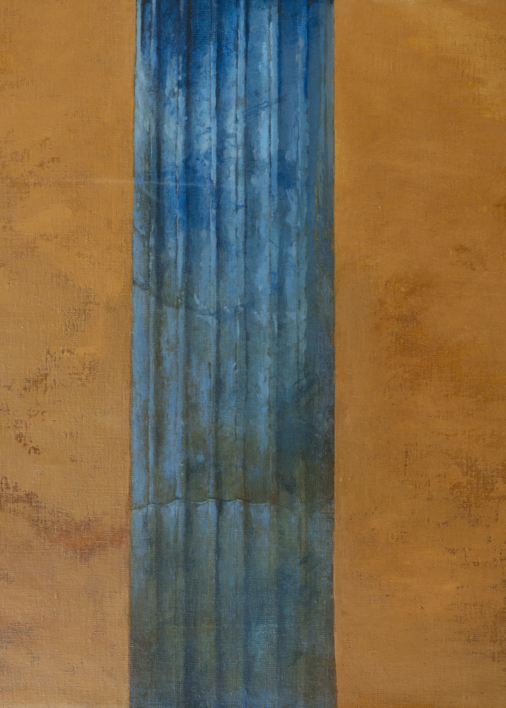 La Columna azul. | Pintura de Álvarez Cebrián | Compra arte en Flecha.es