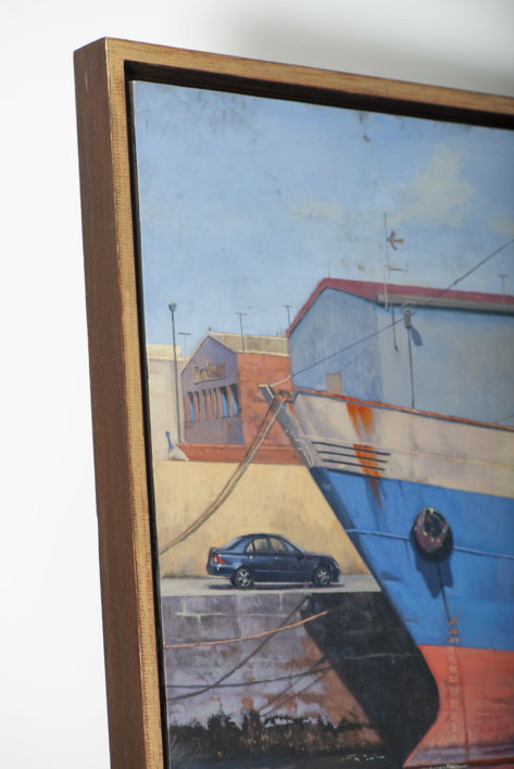 Puerto de Vigo II | Pintura de Álvarez Cebrián | Compra arte en Flecha.es