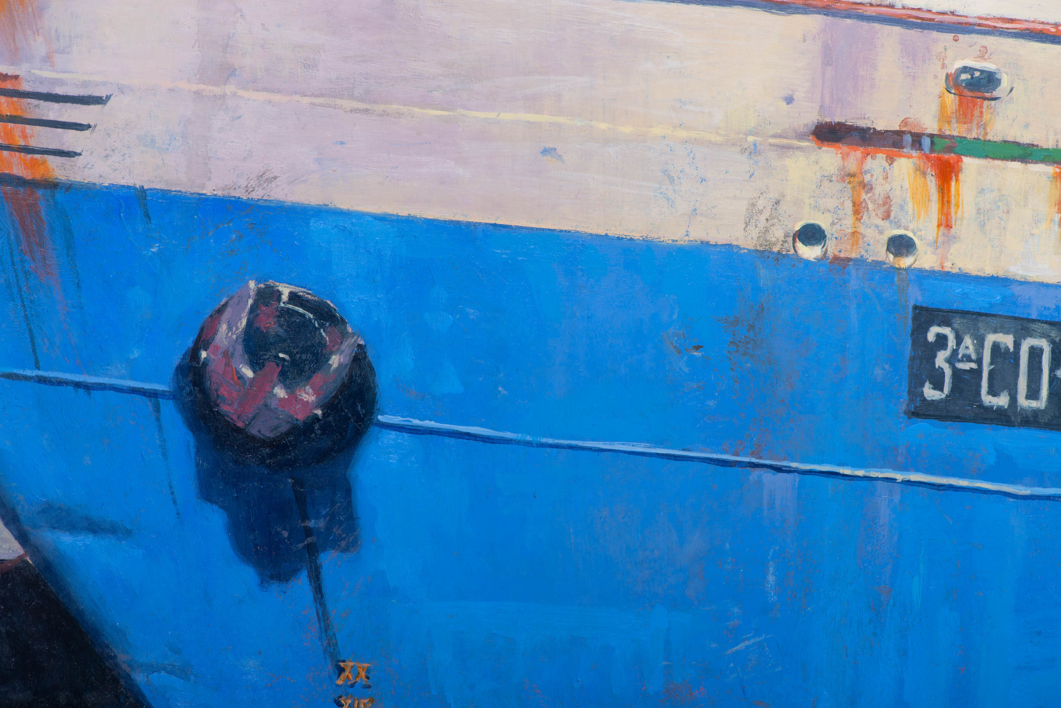 Puerto de Vigo II | Pintura de Álvarez Cebrián | Compra arte en Flecha.es