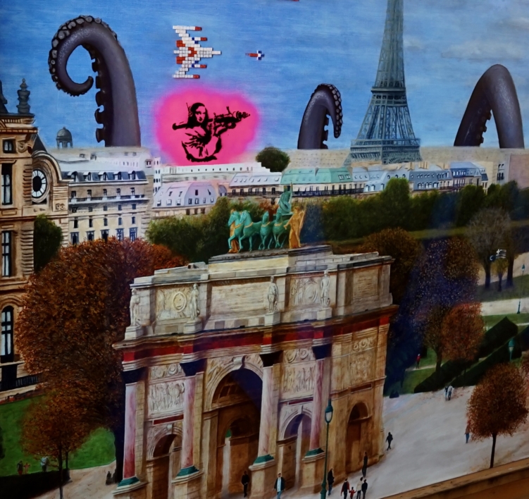 "Bleu, blanc, rouge" & " War is coming" | Collage de Ezequiel Martinez Llaser | Compra arte en Flecha.es