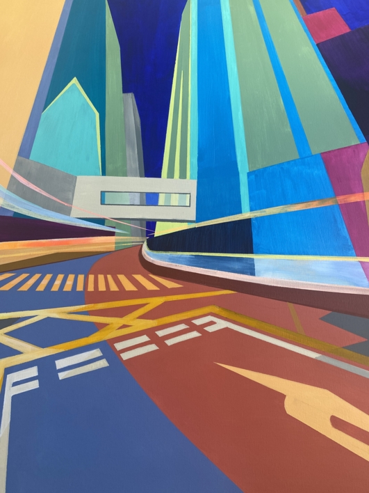 "CITY 12" | Pintura de MARTA RANZ | Compra arte en Flecha.es
