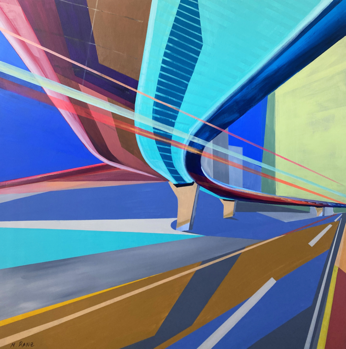 "CITY 3" |Pintura de MARTA RANZ | Compra arte en Flecha.es