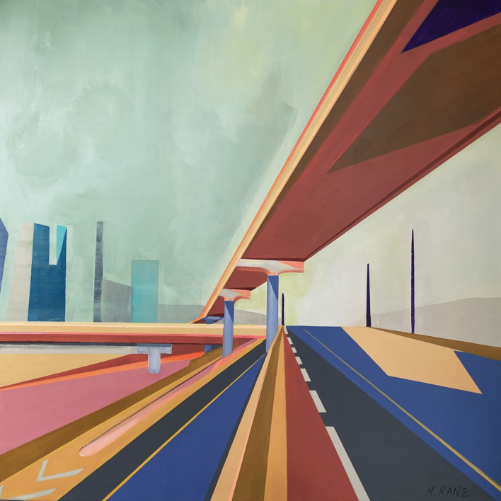 "CITY 4" |Pintura de MARTA RANZ | Compra arte en Flecha.es