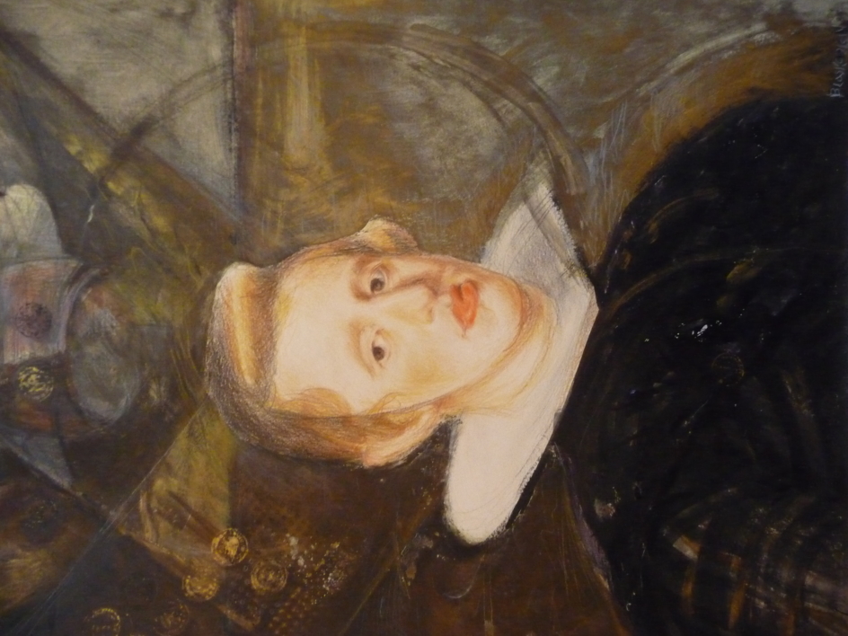 La máscara de Felipe IV |Dibujo de Neso Blaskovic | Compra arte en Flecha.es