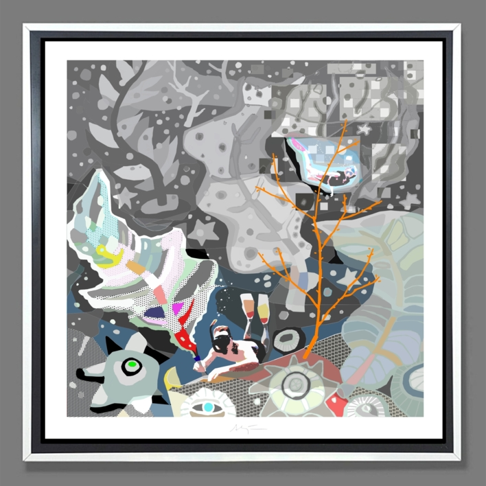 Luce ando (61x61cm) | Dibujo de ALEJOS | Compra arte en Flecha.es