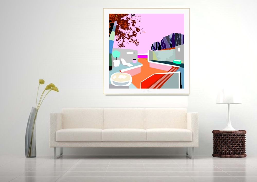 IntExterior (100x100cm) | Dibujo de ALEJOS | Compra arte en Flecha.es