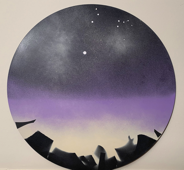 SERIE "Horizonte infinito" Nº1 |Pintura de ÁNGELES SAURA | Compra arte en Flecha.es