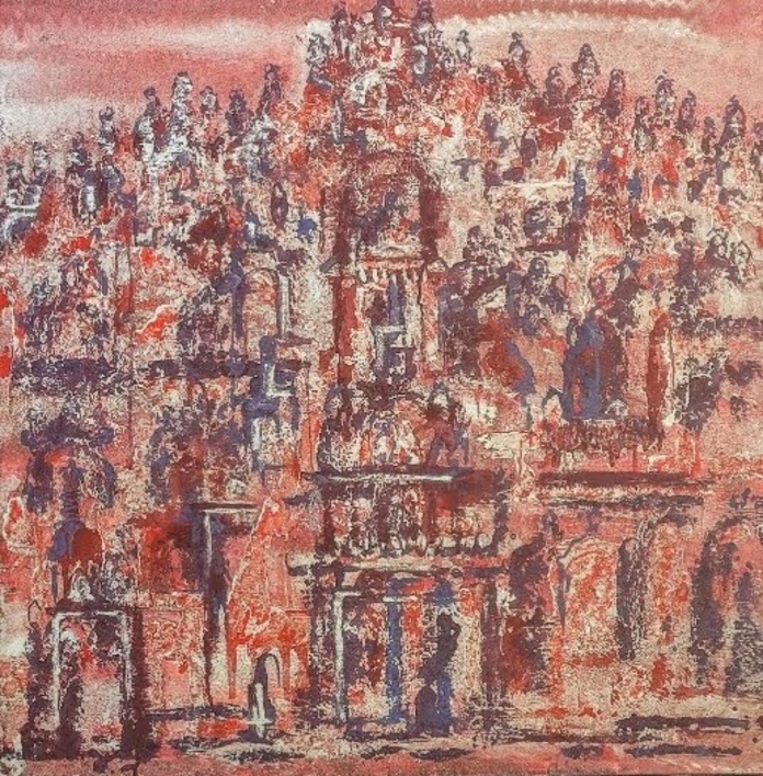 Templo de Angkor |Pintura de amaya valcarcel | Compra arte en Flecha.es
