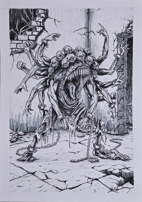 Ghaen, el propagador del crimen |Dibujo de Raul tumba | Compra arte en Flecha.es