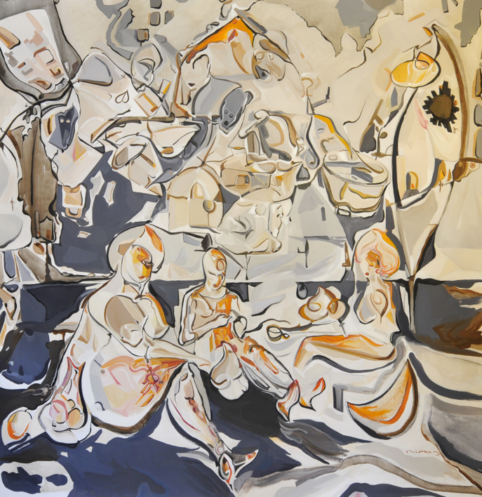 © Desayuno en Palestina |Pintura de RICHARD MARTIN | Compra arte en Flecha.es